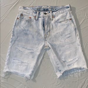 American eagle ripped jean shorts